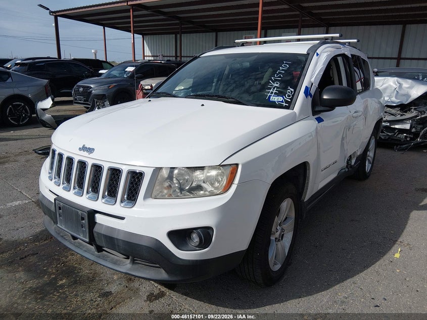 Vin: 1c4njcea7cd684158, lot: 46656900, jeep compass latitude 20122