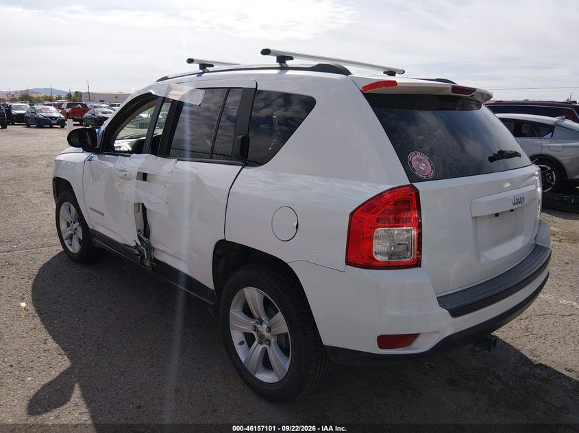Vin: 1c4njcea7cd684158, lot: 46656900, jeep compass latitude 20123