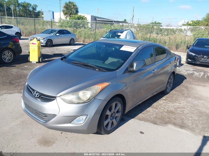 Vin: kmhdh4aexbu116213, lot: 46656902, hyundai elantra limited (ulsan plant) 20112
