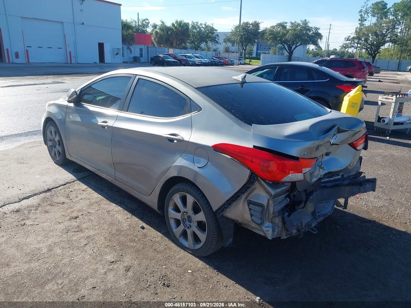 Vin: kmhdh4aexbu116213, lot: 46656902, hyundai elantra limited (ulsan plant) 20113