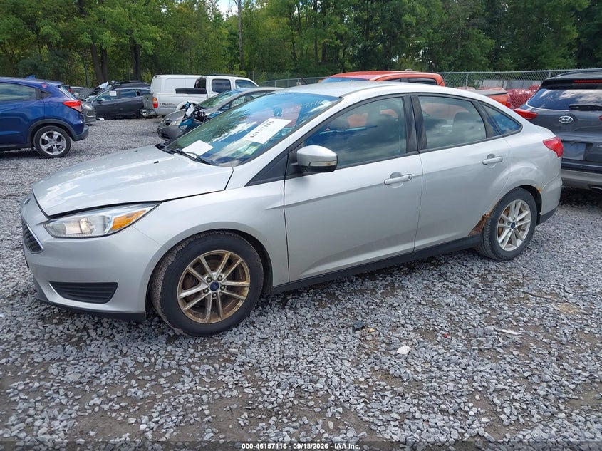 Vin: 1fadp3f28gl296407, lot: 46656915, ford focus se 20162
