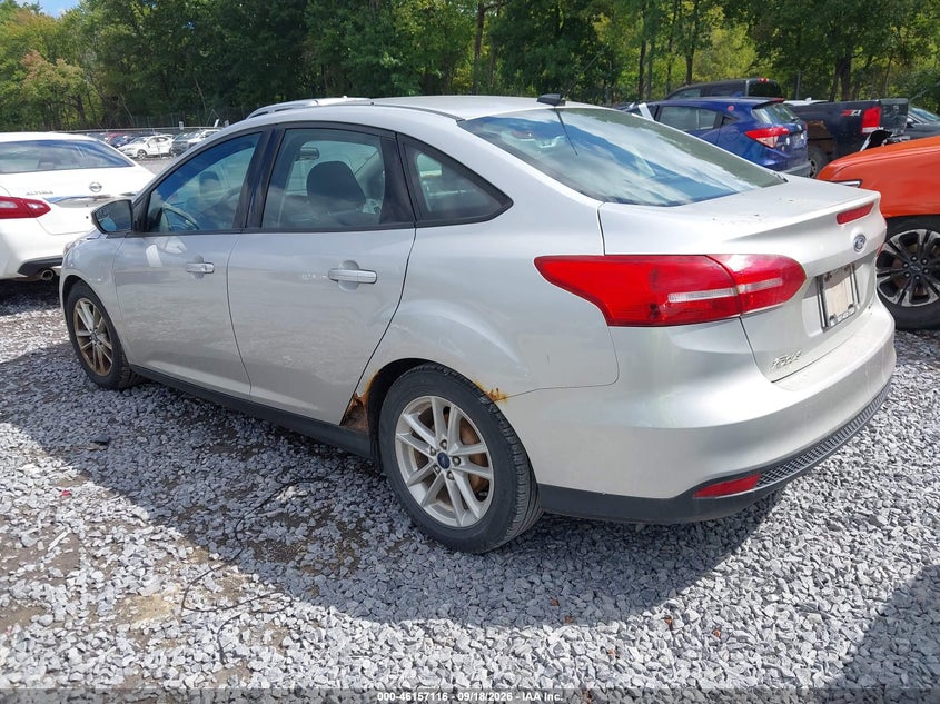 Vin: 1fadp3f28gl296407, lot: 46656915, ford focus se 20163