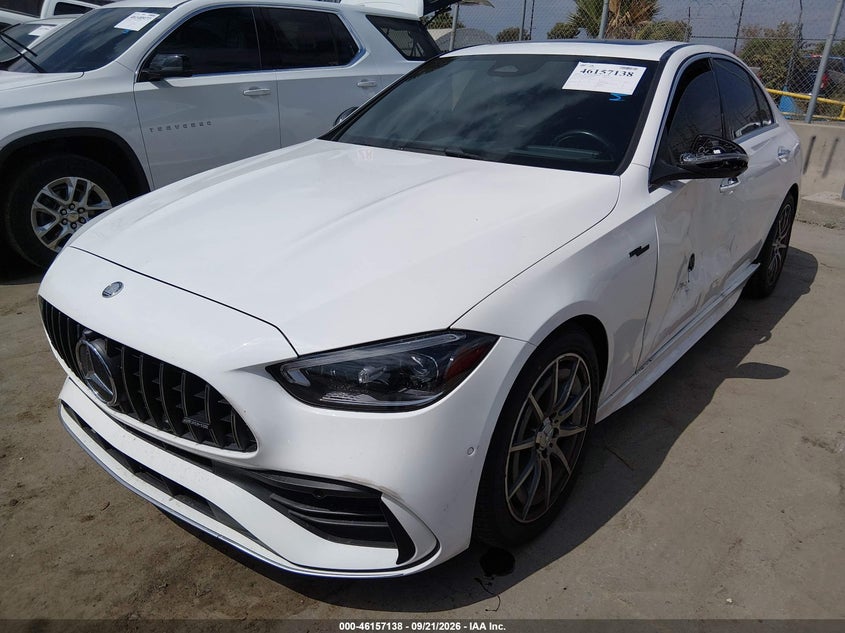 Vin: w1kaf8hb1sr246034, lot: 46656937, mercedes-benz amg c 43 4matic 20252
