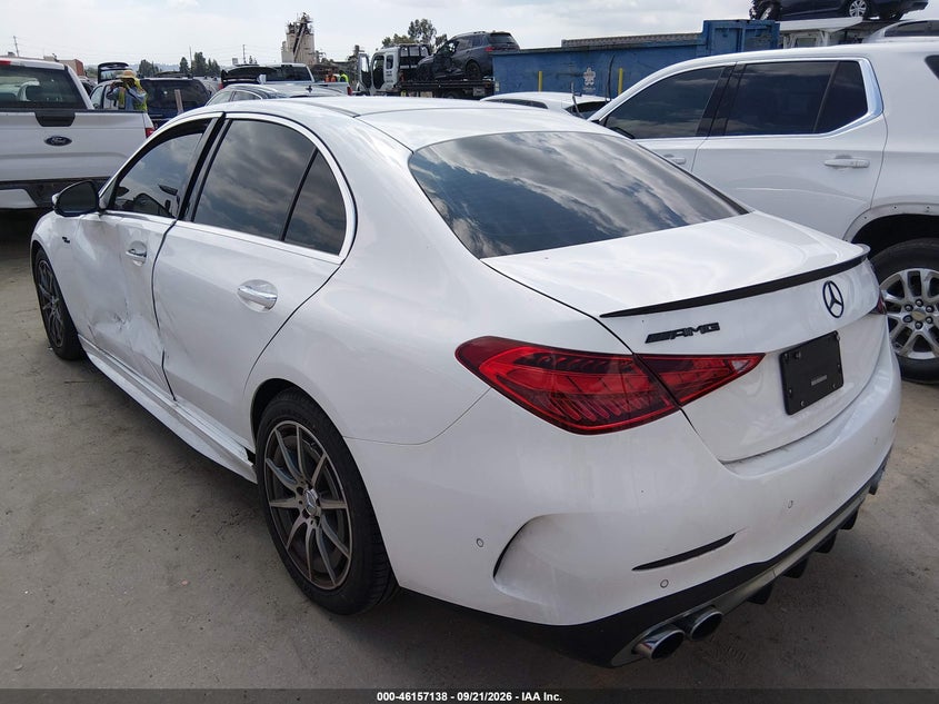Vin: w1kaf8hb1sr246034, lot: 46656937, mercedes-benz amg c 43 4matic 20253