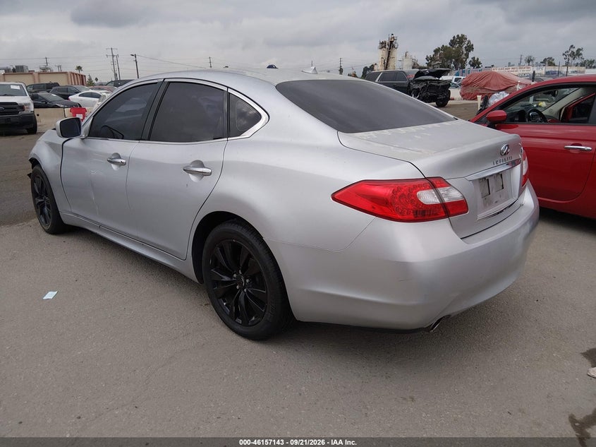 Vin: jn1by1ap5bm323400, lot: 46656942, infiniti m37 20113