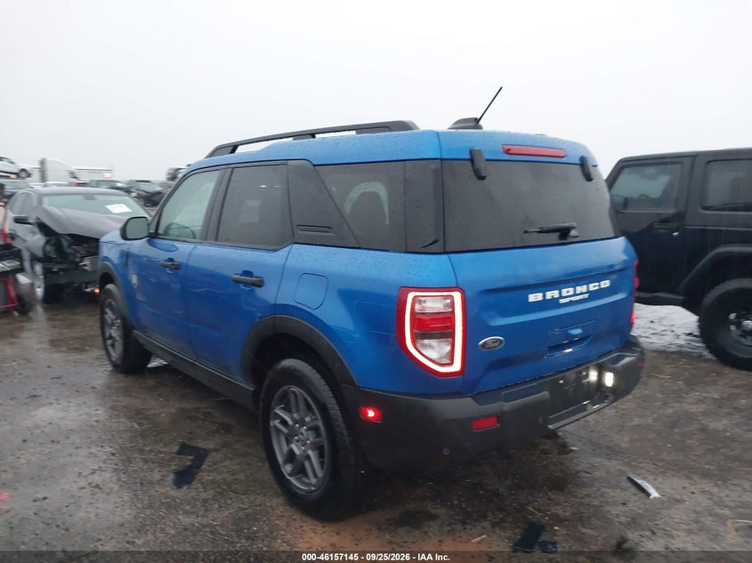 Vin: 3fmcr9bn7srf20064, lot: 46656944, ford bronco sport big bend 20253