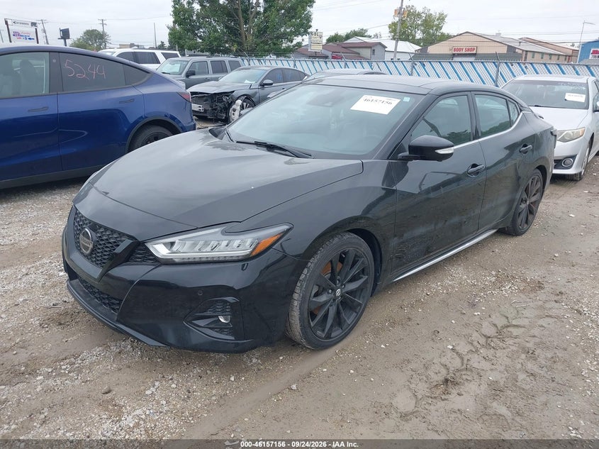 Vin: 1n4aa6ev4mc515926, lot: 46656955, nissan maxima sr xtronic cvt 20212