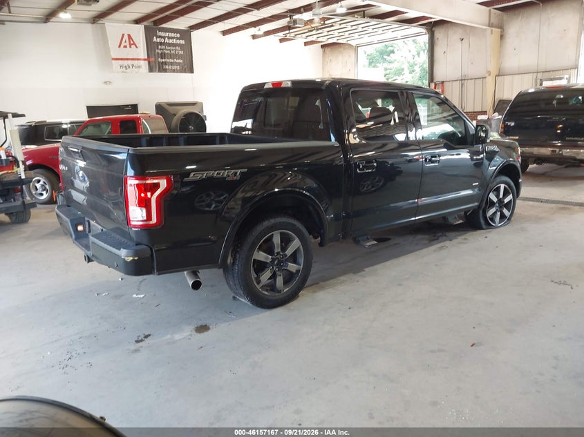 Vin: 1ftew1ep7hfb75550, lot: 46656968, ford f-150 xlt 20174