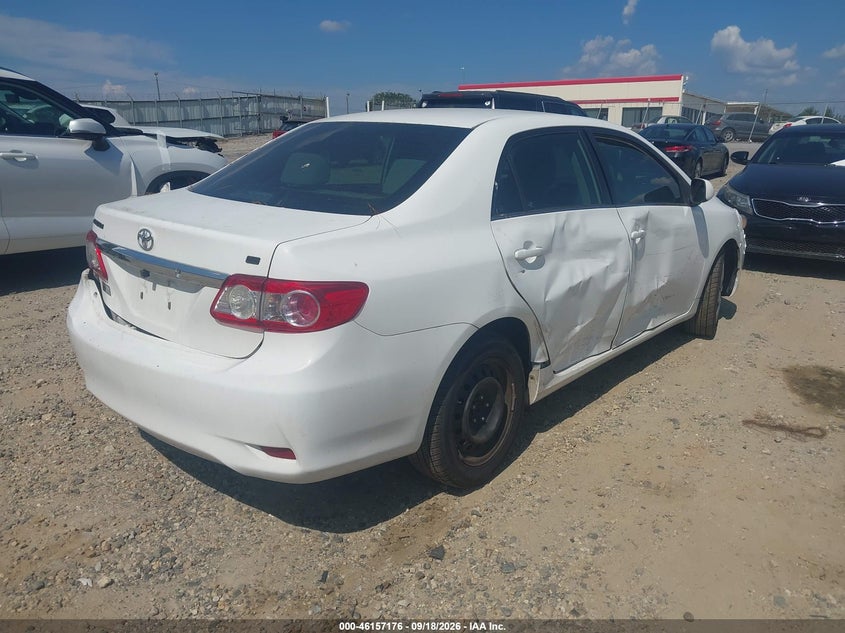 Vin: 2t1bu4ee3dc981820, lot: 46656976, toyota corolla s/le 20134
