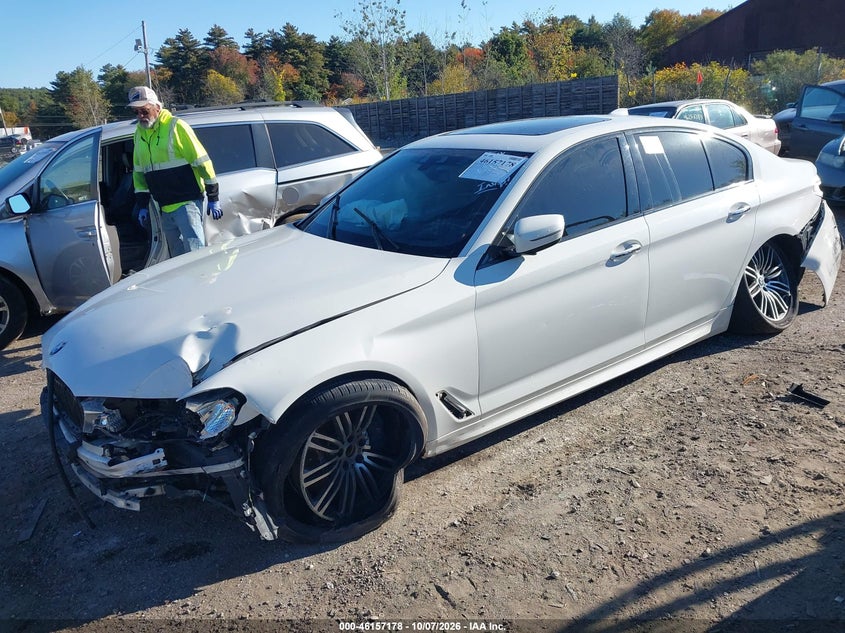 Vin: wbaje5c52jg918073, lot: 46656977, bmw 540i 20182