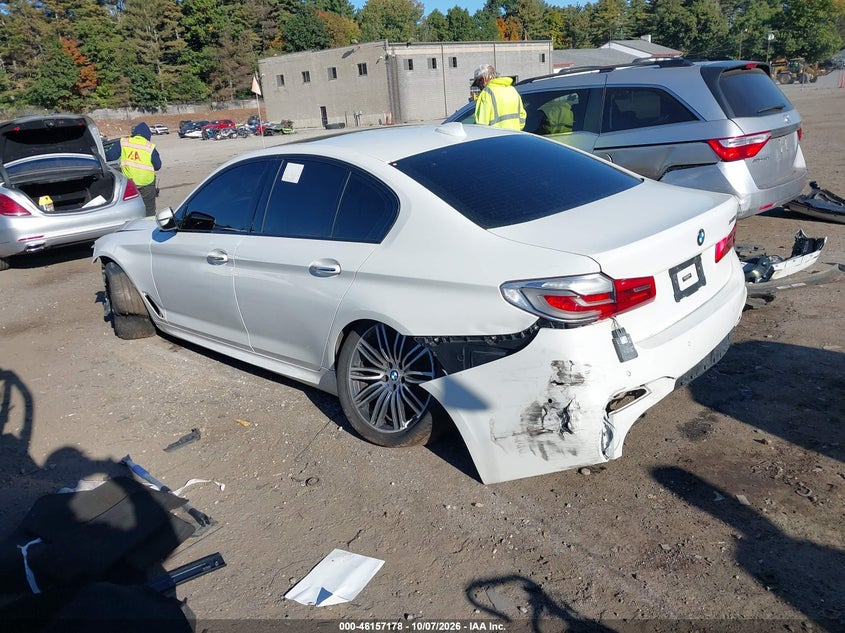 Vin: wbaje5c52jg918073, lot: 46656977, bmw 540i 20183
