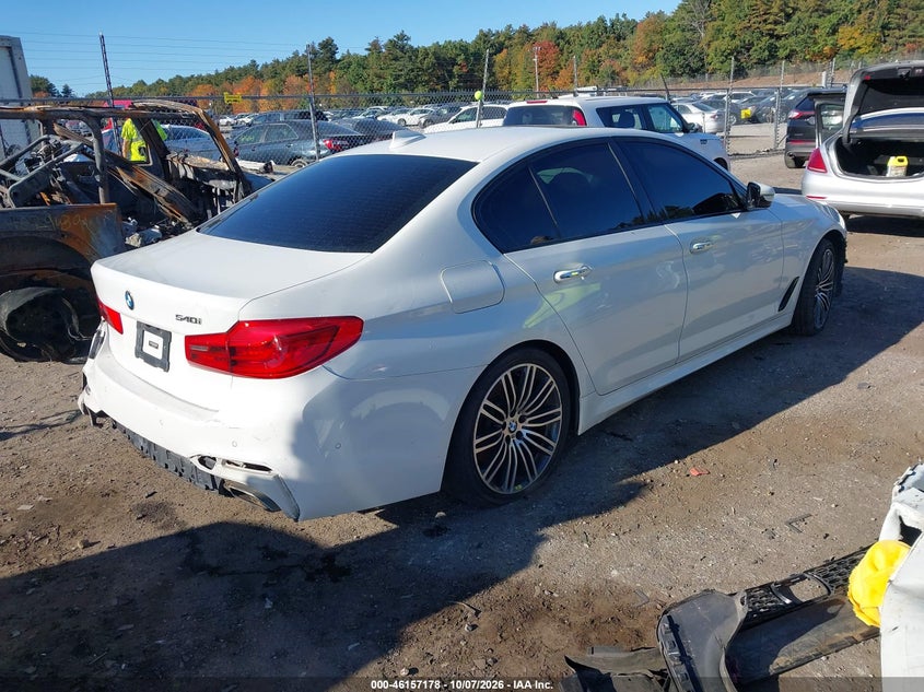 Vin: wbaje5c52jg918073, lot: 46656977, bmw 540i 20184