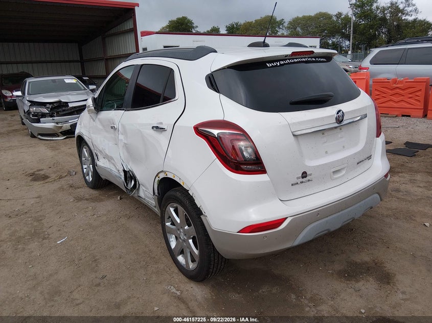 Vin: kl4cjhsb4jb553726, lot: 46657024, buick encore premium 20183