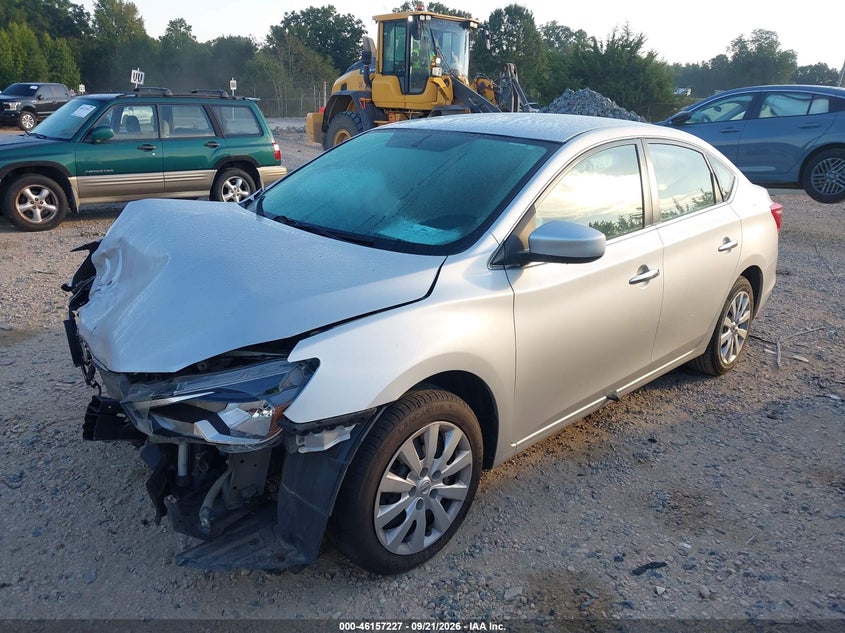 2017 Nissan Sentra Sv, Front End, IAAI, VIN 3N1AB7AP6HY352412 — photo 2