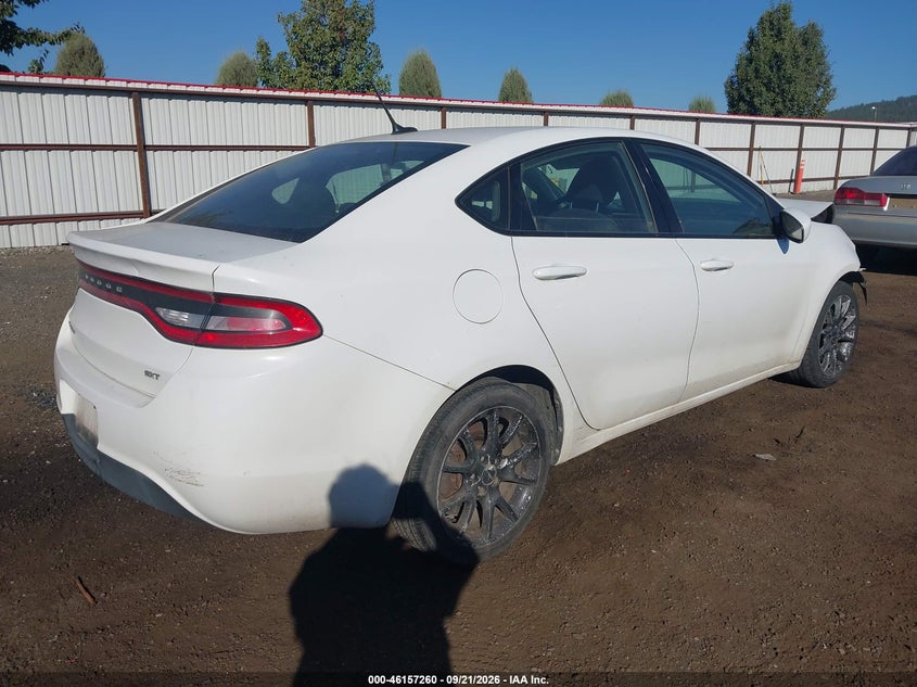 Vin: 1c3cdfba4dd170598, lot: 46657059, dodge dart sxt 20134
