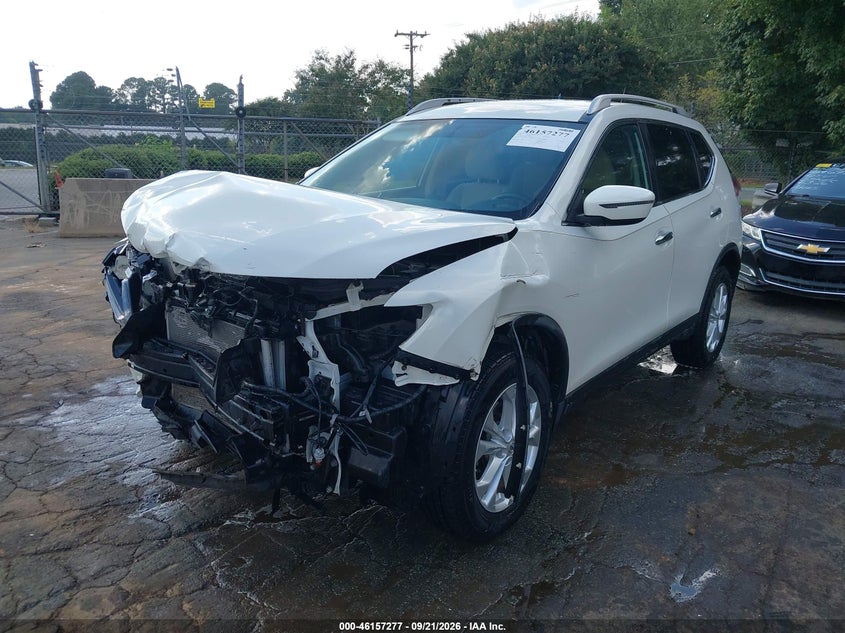 Vin: knmat2mv1gp654729, lot: 46657076, nissan rogue sv 20162