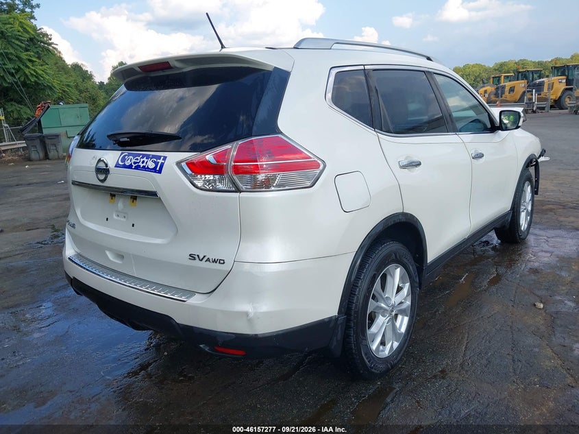 Vin: knmat2mv1gp654729, lot: 46657076, nissan rogue sv 20164