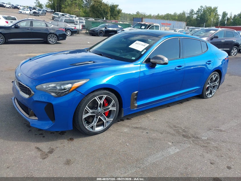 Vin: knae55lc7j6020509, lot: 46657134, kia stinger gt2 20182