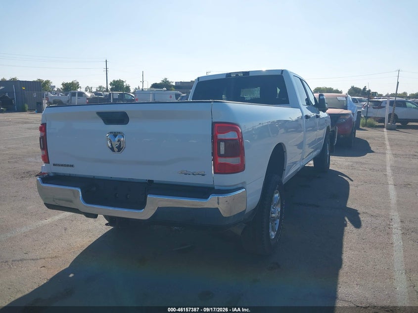 Vin: 3c6ur5jl1rg395299, lot: 46657186, ram 2500 big horn  4x4 8' box 20244