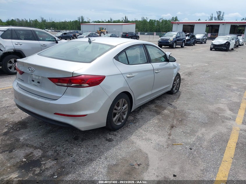 Vin: 5npd84lf7jh395963, lot: 46657199, hyundai elantra sel 20184