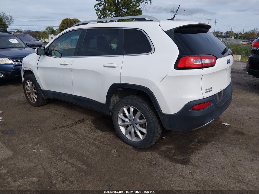 Vin: 1c4pjmds6ew276511, lot: 46657200, jeep cherokee limited 20143