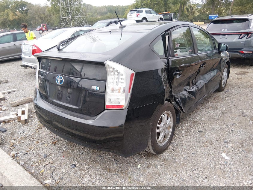 Vin: jtdkn3du7a0229740, lot: 46657208, toyota prius iv 20104