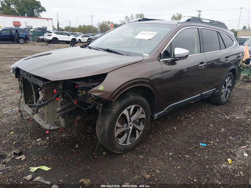 Vin: 4s4btapc5m3198385, lot: 46657219, subaru outback touring 20212