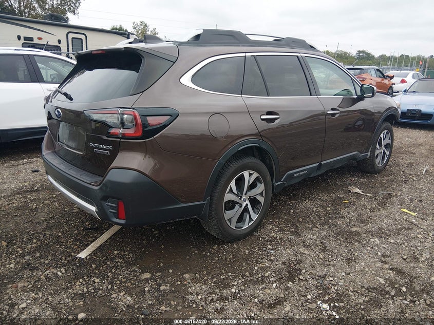 Vin: 4s4btapc5m3198385, lot: 46657219, subaru outback touring 20214