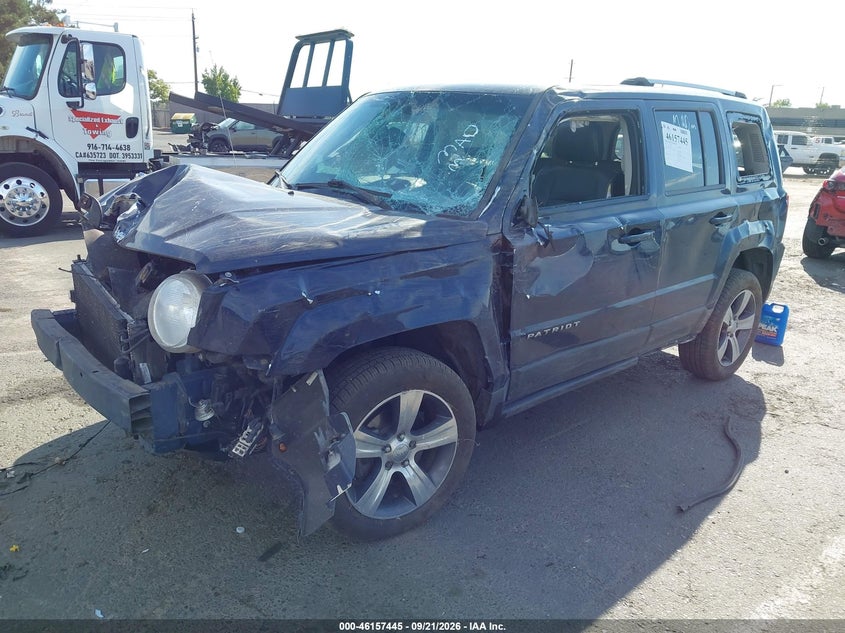Vin: 1c4njrfb8gd532227, lot: 46657244, jeep patriot high altitude edition 20162
