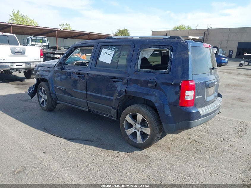 Vin: 1c4njrfb8gd532227, lot: 46657244, jeep patriot high altitude edition 20163