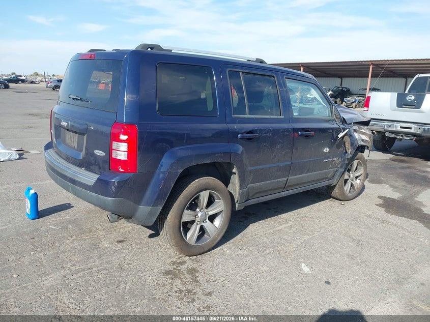 Vin: 1c4njrfb8gd532227, lot: 46657244, jeep patriot high altitude edition 20164
