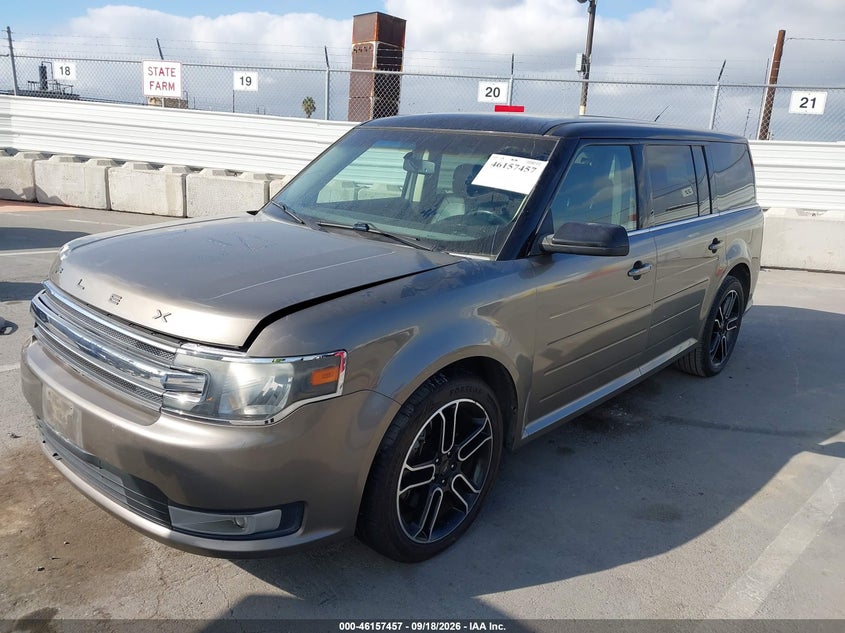 Vin: 2fmgk5c80ebd28236, lot: 46657256, ford flex sel 20142