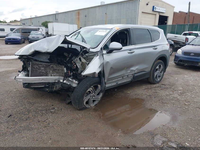 Vin: 5nms1daj9nh385411, lot: 46657273, hyundai santa fe se 20222