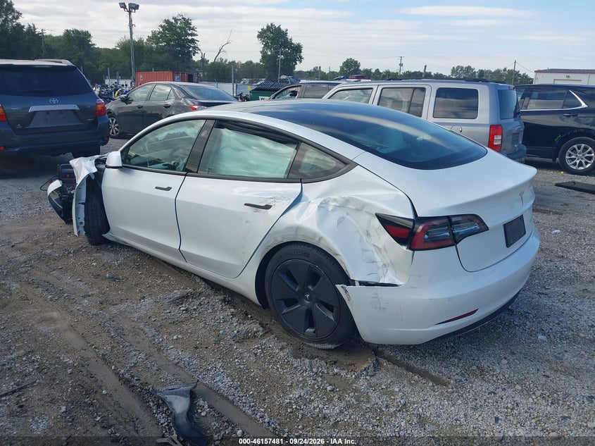 Vin: 5yj3e1eb6mf048463, lot: 46657280, tesla model 3 long range dual motor all-wheel drive 20213