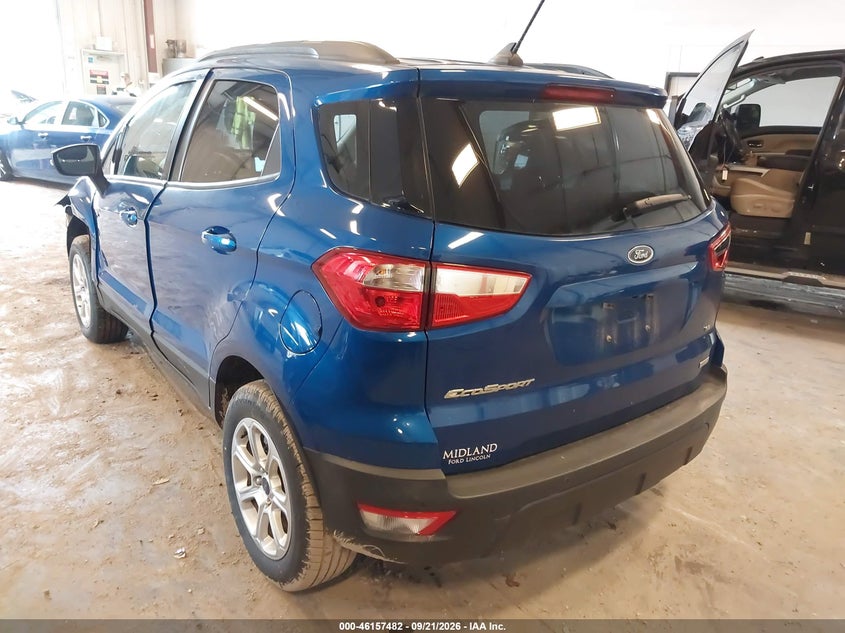 Vin: maj3s2ge3kc253888, lot: 46657281, ford ecosport se 20193
