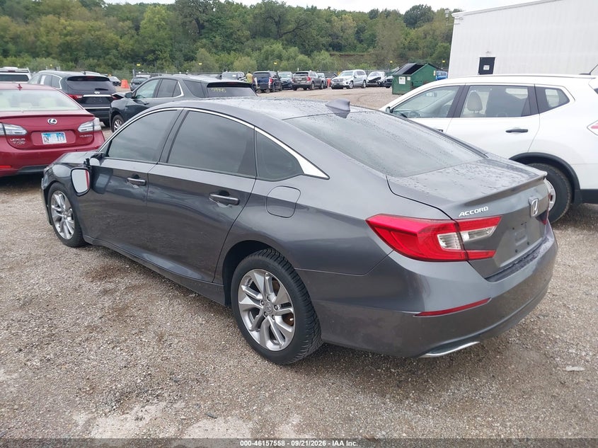 Vin: 1hgcv1f16ja258072, lot: 46657357, honda accord lx 20183