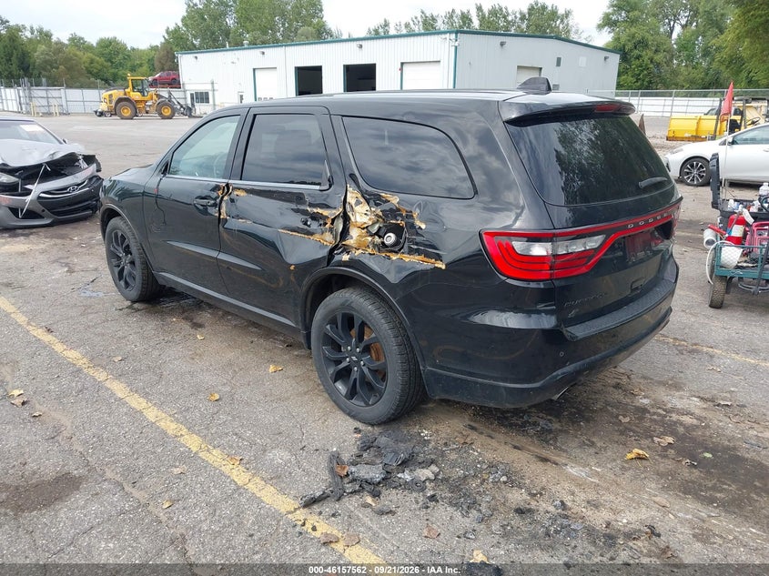 Vin: 1c4rdjag8kc781459, lot: 46657361, dodge durango sxt awd 20193