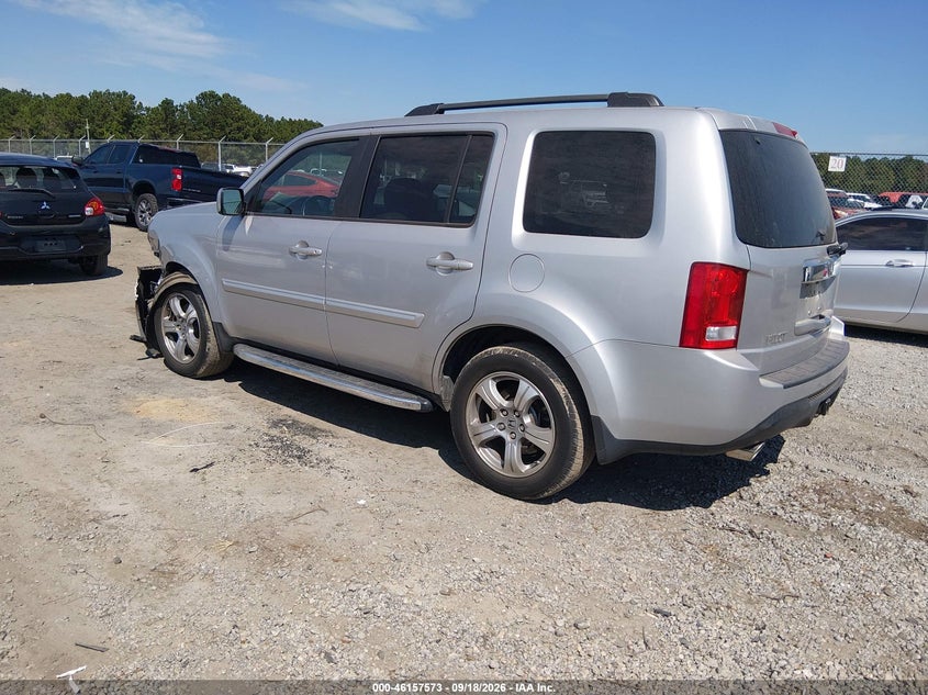 Vin: 5fnyf3h53db020673, lot: 46657372, honda pilot ex-l 20133