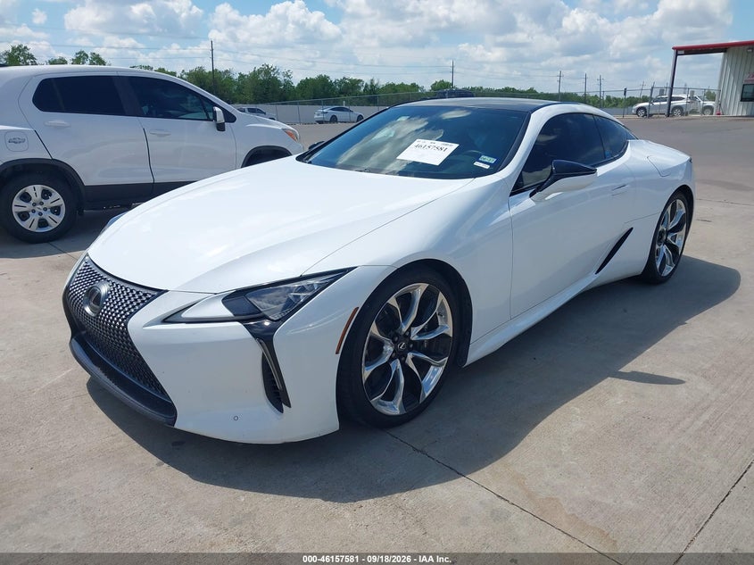 Vin: jthhp5ay7ja001236, lot: 46657380, lexus lc 500 20182