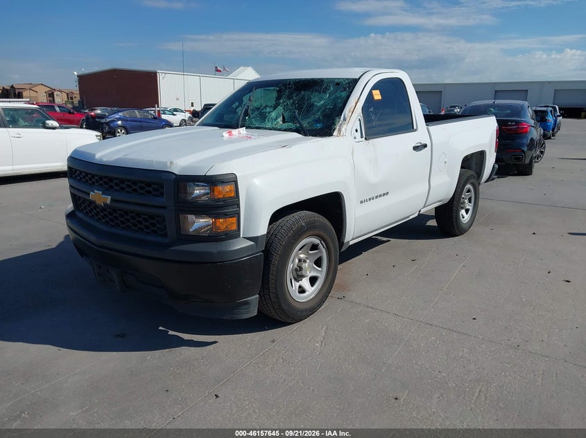 Vin: 1gcncpeh3ez334661, lot: 46657444, chevrolet silverado 1500 work truck 1wt 20142