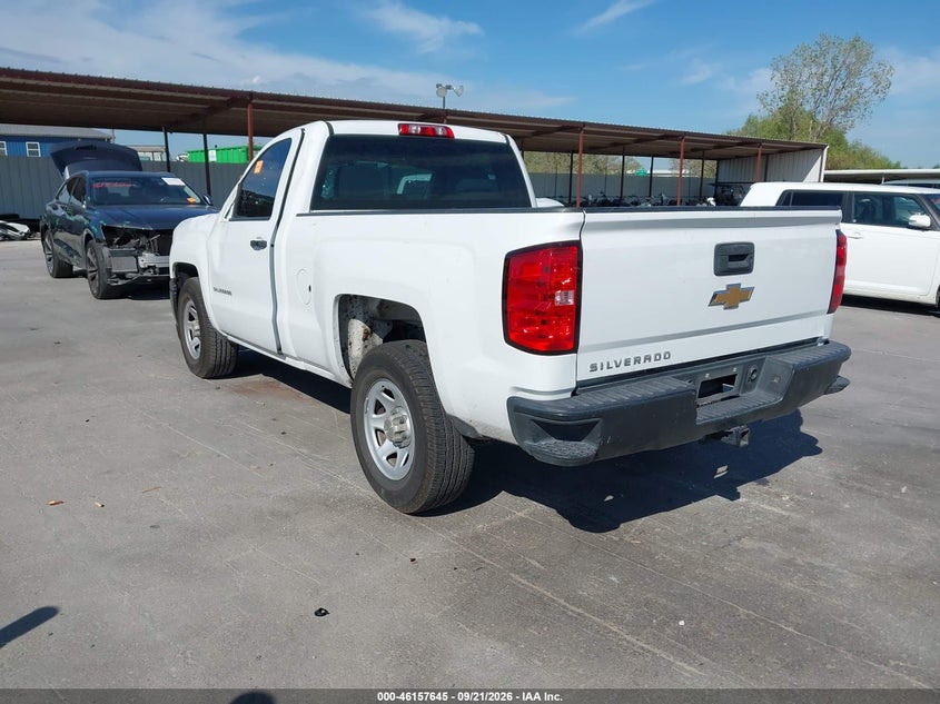 Vin: 1gcncpeh3ez334661, lot: 46657444, chevrolet silverado 1500 work truck 1wt 20143