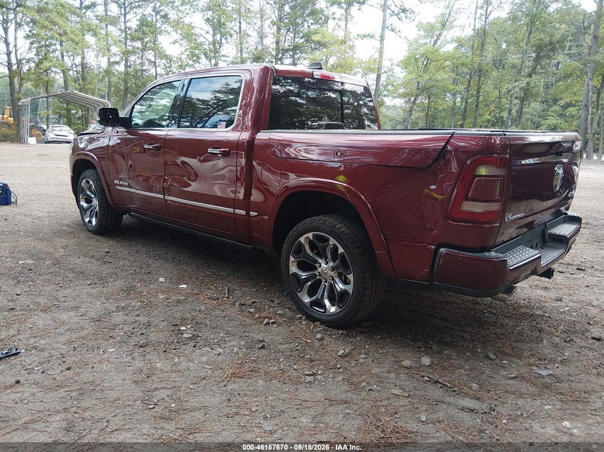 Vin: 1c6srfht6ln415130, lot: 46657469, ram 1500 limited  4x4 5'7 box 20203