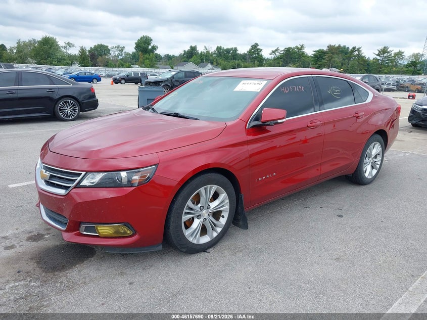 Vin: 2g1125s34f9295095, lot: 46657489, chevrolet impala 2lt 20152