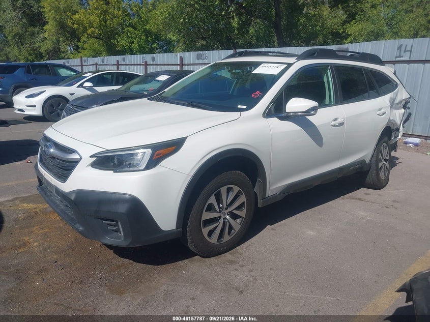 Vin: 4s4btaec7l3132955, lot: 46657586, subaru outback premium 20202