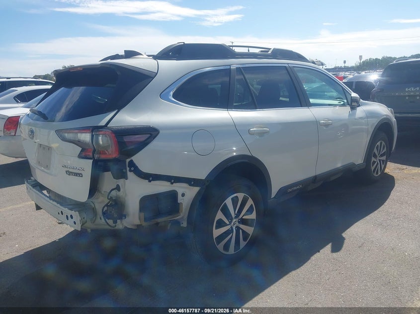 Vin: 4s4btaec7l3132955, lot: 46657586, subaru outback premium 20204