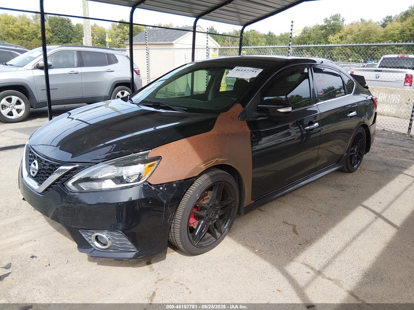 Vin: 3n1cb7ap9hy247176, lot: 46657589, nissan sentra sr turbo 20172