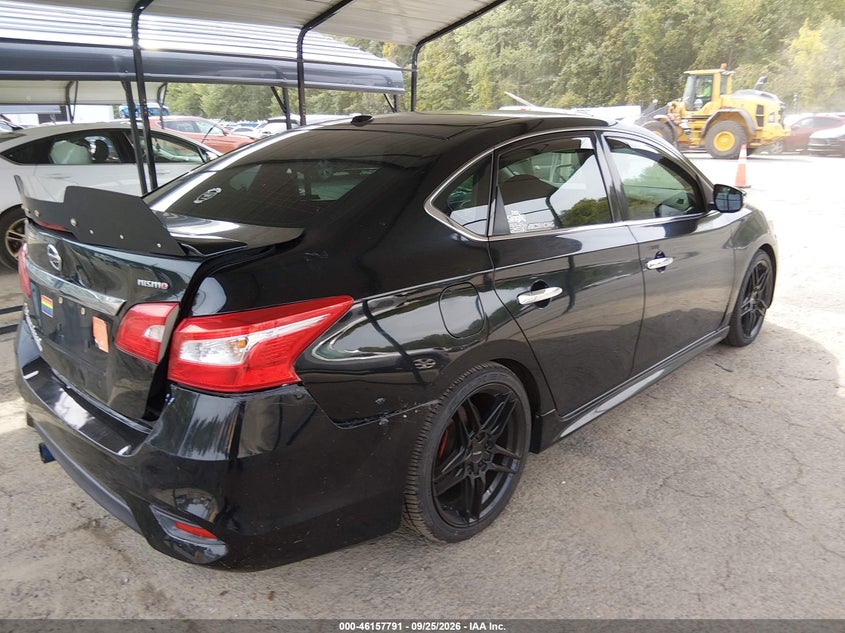 Vin: 3n1cb7ap9hy247176, lot: 46657589, nissan sentra sr turbo 20174