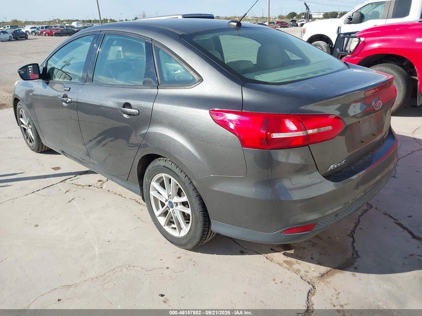Vin: 1fadp3f22fl293629, lot: 46657601, ford focus se 20153