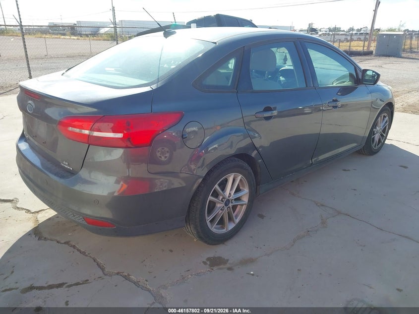 Vin: 1fadp3f22fl293629, lot: 46657601, ford focus se 20154