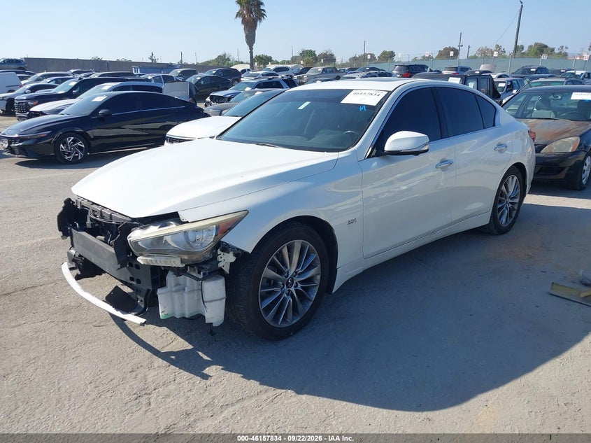 Vin: jn1ev7ap0lm204096, lot: 46657633, infiniti q50 luxe 20202